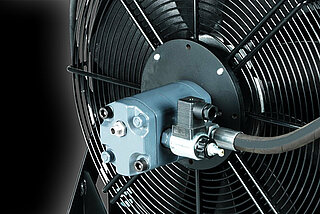 Abbild eines Luftkühlers – hocheffiziente Thermolösungen von HYDAC für Ihr Thermomanagement.