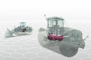 HYDAC Getriebesteuerungen für mobile Arbeitsmaschinen wie Traktoren und Radlader