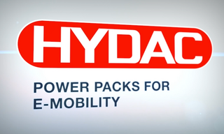 Kompaktní pohonné jednotky HYDAC pro elektrifikované mobilní stroje