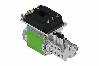 The HYDAC E-Pump is a range of power units with a variable-speed drive.