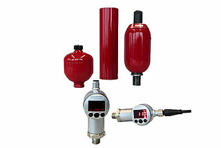 Monitoraggio p0 per vari tipi di accumulatore idraulico