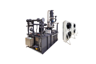 Reservatório HYDAC com desgasificação inovadora do sistema de lubrificação e sistemas de arrefecimento com tecnologia de filtro Air-X