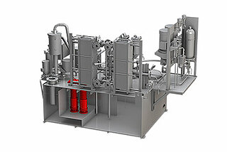 HYDAC suministra sistemas de lubricación con un eficaz concepto de desgasificación. 