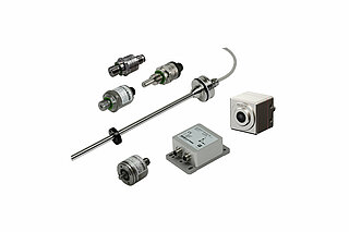 HYDAC Sensoren – messen Sie Druck, Temperatur, Weg und Winkel sowie Neigung, Füllstand und Volumenstrom etc.