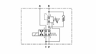 Quick change valve, circuit diagram, conventional