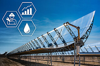 Anlagenverfügbarkeit Ihres Solarkraftwerks steigern mit Lösungen von HYDAC