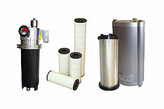 Soluções de filtro com separação de água integrada
